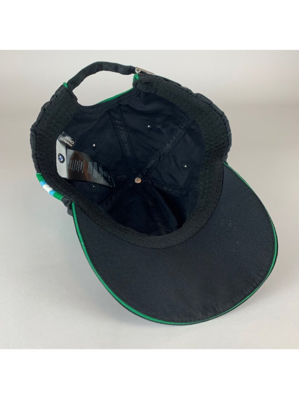 BMW Golfsport Unisex Black Strapback Adjustable Hat - Picture 4 of 5